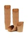 Ecoway Pack Of 25-12 Oz French Fries Cup Holder Disposable Snack Cups Take Out, Popcorn Box Paper Cones, Biodegradable, Eco-Friendly, Compostable, Kraft Paper Cups, Brown