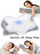Shape Cervical Pillow for Shoulder and Neck Pain Relief, Memory Foam Neck Pillow, Ergonomic Orthopedic Neck Support Pillow for Side Back Stomach Sleeping