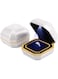 NALACAL Ring Box, Engagement Ring Boxes with LED Light Jewelry Gift Box Ring Case Organizer for Proposal Wedding Valentine&#39;s Day Anniversary (White)
