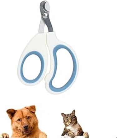 CuiCanfla Pet Nail Clippers, Stainless Steel Cat Nail Clippers, Claw Trimmer for Home Grooming Kit Professional Grooming Tool for Tiny Dog Rabbit Bird Cat Kitten Bunny