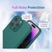 Case for Xiaomi Redmi 14C / Poco C75 Cover, Liquid Gel Rubber Bumper Case with Soft Microfiber Lining Cushion Slim Hard Shell Shockproof Protective Cover for Xiaomi Redmi 14C / Poco C75 (Green)