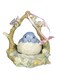 CG Cosmos SB49057 Fine Porcelain Blue Bird Ornament Musical Figurine, 4-Inch