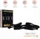 Silklo Silk Scrunchies, 100% Pure Mulberry Hair Ties 22 Momme Anti Hair Loss No Breakage Anti Crease Anti Frizz Hair Accessories Black Elastic Hair Band for Women Girls Hair Care 4Pcs (Black)