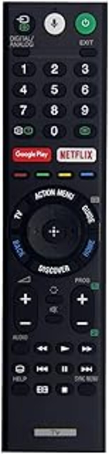 Azwok RMF-TX200P IR Remote Control Replacement for Sony Bravia TV KD-75X9000E KD-49X8000E KD-43X8000E KD-75X8500E KD-65X8500E KD-55X8500E KD-75X8500D KD-55X8500D KD-43X8000D KD-75X9400E KD-65X9300E