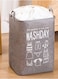Foldable Cotton And Linen Storage Bag For Clothes