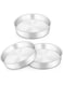 Onader 9&frac12; Inch Cake Tin, Stainless Steel Round Cake Mould Tins Set of 3, Big Baking Cake Pans for Birthday Wedding Christmas Layer Cakes, Healthy &amp; Heavy Duty, Mirror Finished &amp; Dishwasher Safe