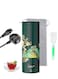 Portable Travel Kettle with 4 Temperature Settings Travel Electric Tea Kettle 304 Stainless Steel Personal Hot Water Boiler Auto Off Small Kettle for Travel and Coffee Gift Women Green Peacock