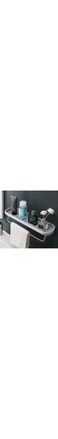 IBAMA Bathroom Storage Shelf, Shower Caddy Makeup Vanities Kitchen Organization Display Shelf, Modern Stylish, BSSTG04-WT