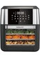 12L Air Fryer Oven, 1800W, Digital, with Rotisserie, Dehydrator, 10 Presets, 4 Accessories