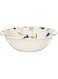 Claytan Elegant Floral 1pc Multicolor Round Earthenware