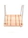 WANGCL Wooden Hamster Hanging Swing Pet Hanging Accessories for Squirrels Gerbils Mice Rats