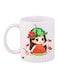 Girl Printed Coffee Mug White/Red/Green 11ounce