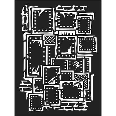 Stamperia Mixed Media Stencil Steampunk (KSAT03)
