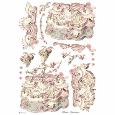 STAMPERIA DECOUPAGE RICE PAPER A3 - DFSA3074