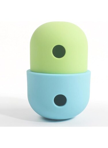 TOMVAES Dog Leaking Toy, Food Grade Silicone Pet Chewing Toy, Puppy Molar Supplies, Cat Dog Grinding Toy, Indoor &amp; Outdoor Interactive Entertainment Pet Toy, 8 * 11.7cm
