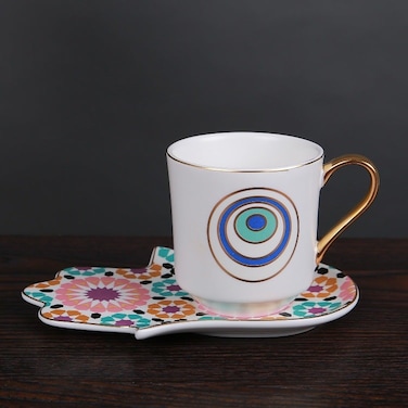 Coffee Cup and Saucer suit Nordic Creative Household Tableware Ceramic Water Cup Afternoon Tea Cup Tea Set Gift