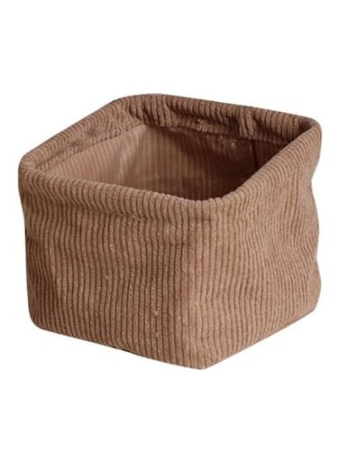 Hand Woven Storage Basket Brown 15x9cm