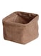 Hand Woven Storage Basket Brown 15x9cm