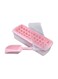 Ice Tray With Storage Box And Spoon Pink/Clear 25x10x10cm