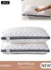 Simple and Fashion Starry Sky Quilted Bed Pillows Comfortable Super Soft Fluffy Filled Pillows with Double-sides for Sleeping for Sofa,Bed,Hotel (2 Pack)