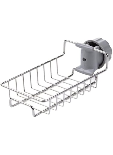 Dubai Gallery Sink Storage Hanging Basket Sliver/Grey
