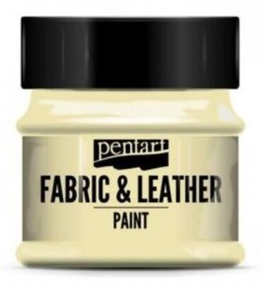 FABRIC AND LEATHER PAINT IVORY 50ML