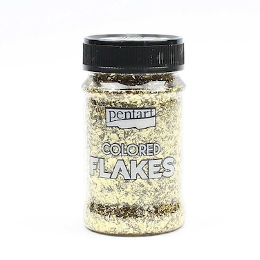 GALAXY FOIL FLAKES BAROQUE GOLD 1G