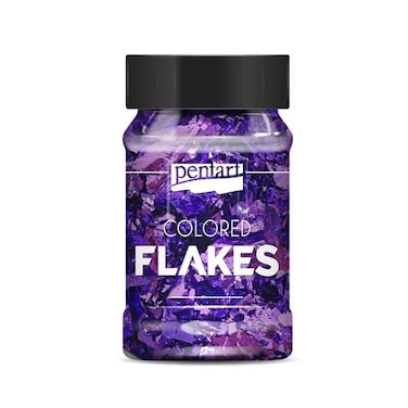 GALAXY FOIL FLAKES DARK PURPLE 1G