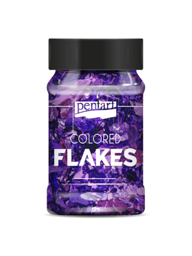 GALAXY FOIL FLAKES DARK PURPLE 1G
