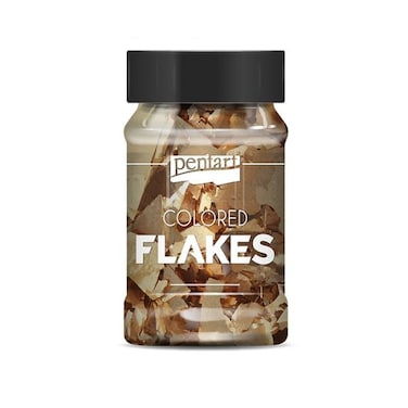 GALAXY FOIL FLAKES ROSE GOLD 1G