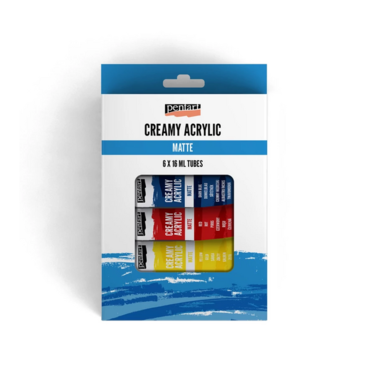 PENTART CREAMY ACRYLIC MATTE 6X16ML