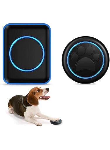 FDTY Dog Bell for Potty Training, Wireless Pet Doggie Door Bell Training to Go Outside, Waterproof Touch Button, Over 1000 feet Range
