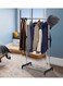 Hanger Rack Stainless steel elevation type folding single pole