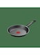 Simplicity frypan 24 cm Durable Non-Stick Coating, Safe-Non-Stick Coating, Heat Indicator, Diffusion Base, Easy Cleaning, Stovetop Compatibility, Made in France, B4480482