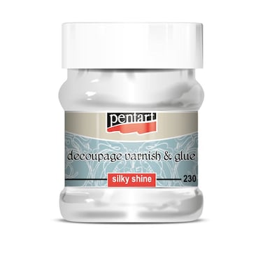 Pentart Decoupage Varnish and Glue Silky Shine 230ML