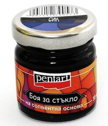 PENTART GLASS PAINT STORM BLUE 30ML