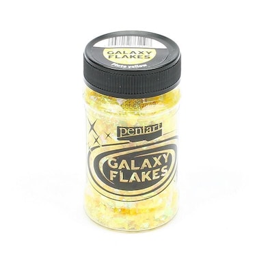 GALAXY FLAKES PLUTO YELLOW 15G