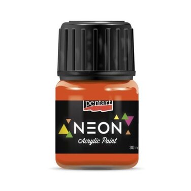 NEON ACRYLIC PAINT ORANGE 30ML