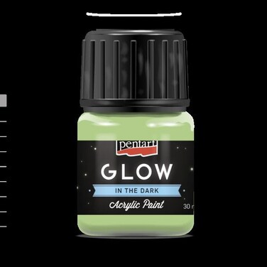 PENTART ACRYLIC PAINT GLOW GREEN