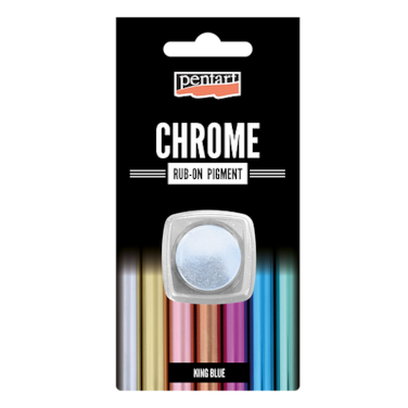 PENTART CHROME RUB ON PIGMENT KING BLUE