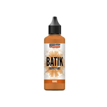 PENTART BATIK FABRIC PAINT ORANGE 80ML