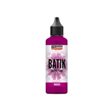 PENTART BATIK FABRIC PAINT MAGENTA 80ML