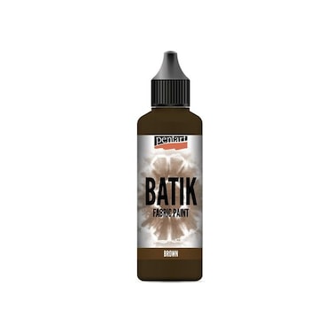 PENTART BATIK FABRIC PAINT BROWN 80ML