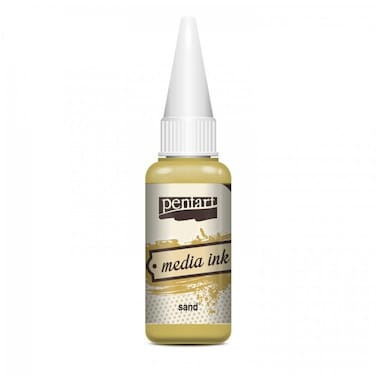MEDIA INK METALLIC 20ML SAND