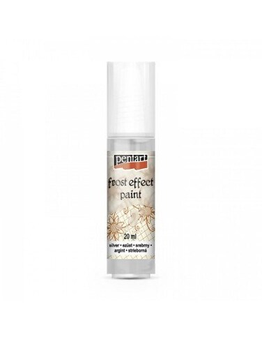 PENTART FROST EFFECT PAINT 20ML SILVER