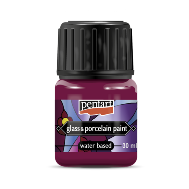 GLASS &amp; PORCELAIN PAINT 30ML MAGENTA