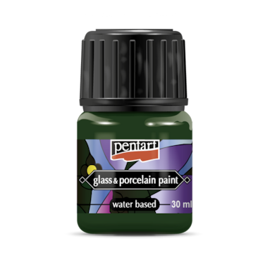GLASS &amp; PORCELAIN PAINT 30ML GREEN