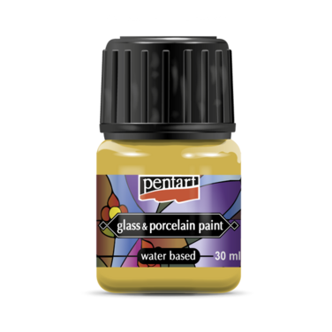 GLASS &amp; PORCELAIN PAINT 30ML GOLD
