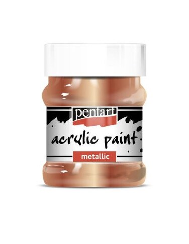 PENTART ACRYLIC PAINT METALLIC COPPER 230ML