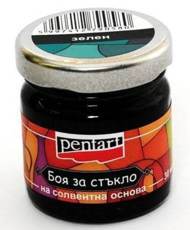 PENTART GLASS PAINT GREEN 30ML